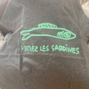 Clare V Sardine T Shirt NWT LARGE